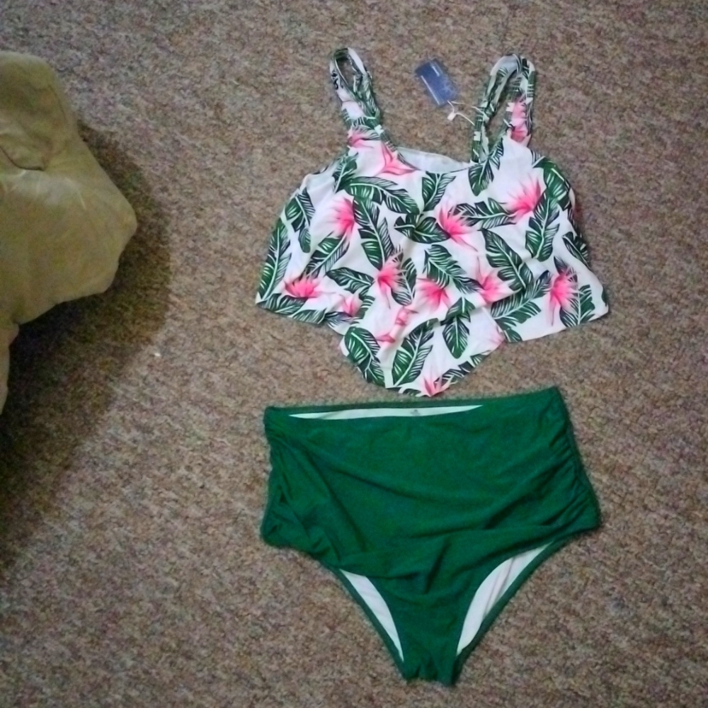 two piece swim suit